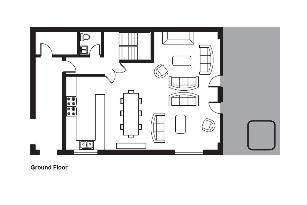 No.1 Bellevarde Lodge Muscat Val d’Isere Floor Plan 1